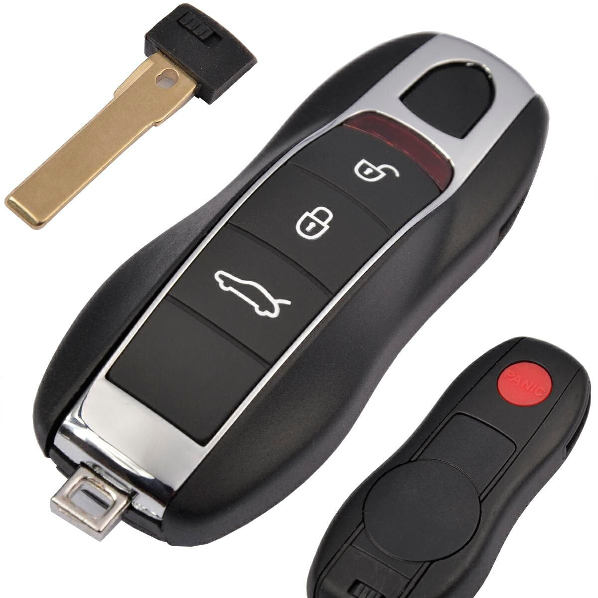 For Porsche Cayenne HU66 Blade Remote Car Key Fob Shell Case