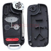 Thumbnail for Folding Remote Key Shell 2+1 Button for Honda Accord CRV Civic Pilot