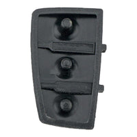 Thumbnail for For Audi A3 A4 A5 A6 A8 3 Button Rubber Pad Flip Remote Key Fob Replacement