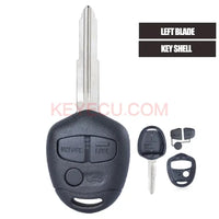 Thumbnail for Top Remote Key Shell 3 Button for Mitsubishi Lancer EX Left Blade