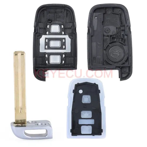 New Uncut Remote Key Shell Case Fob 3 Button for Hyundai Equus Genesis Veloster