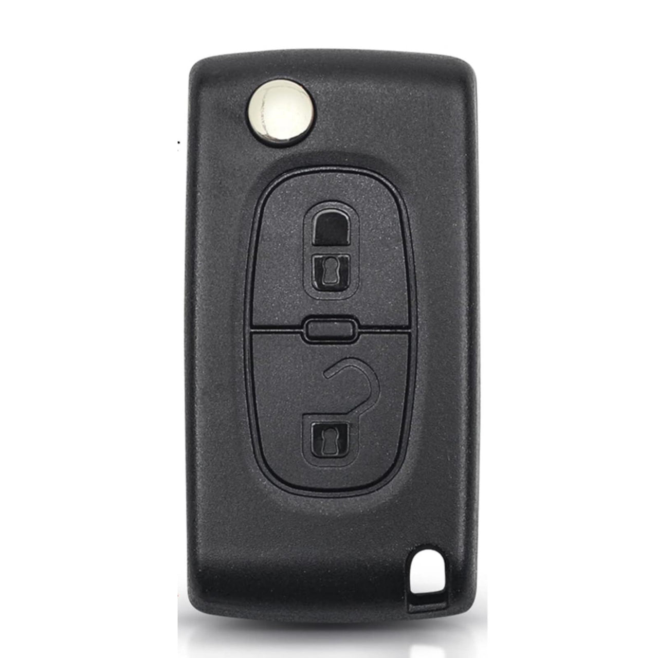 For Peugeot No Battery Holder CE0523 HU83 Blade 2 Buttons Flip Remote Key Shell Case