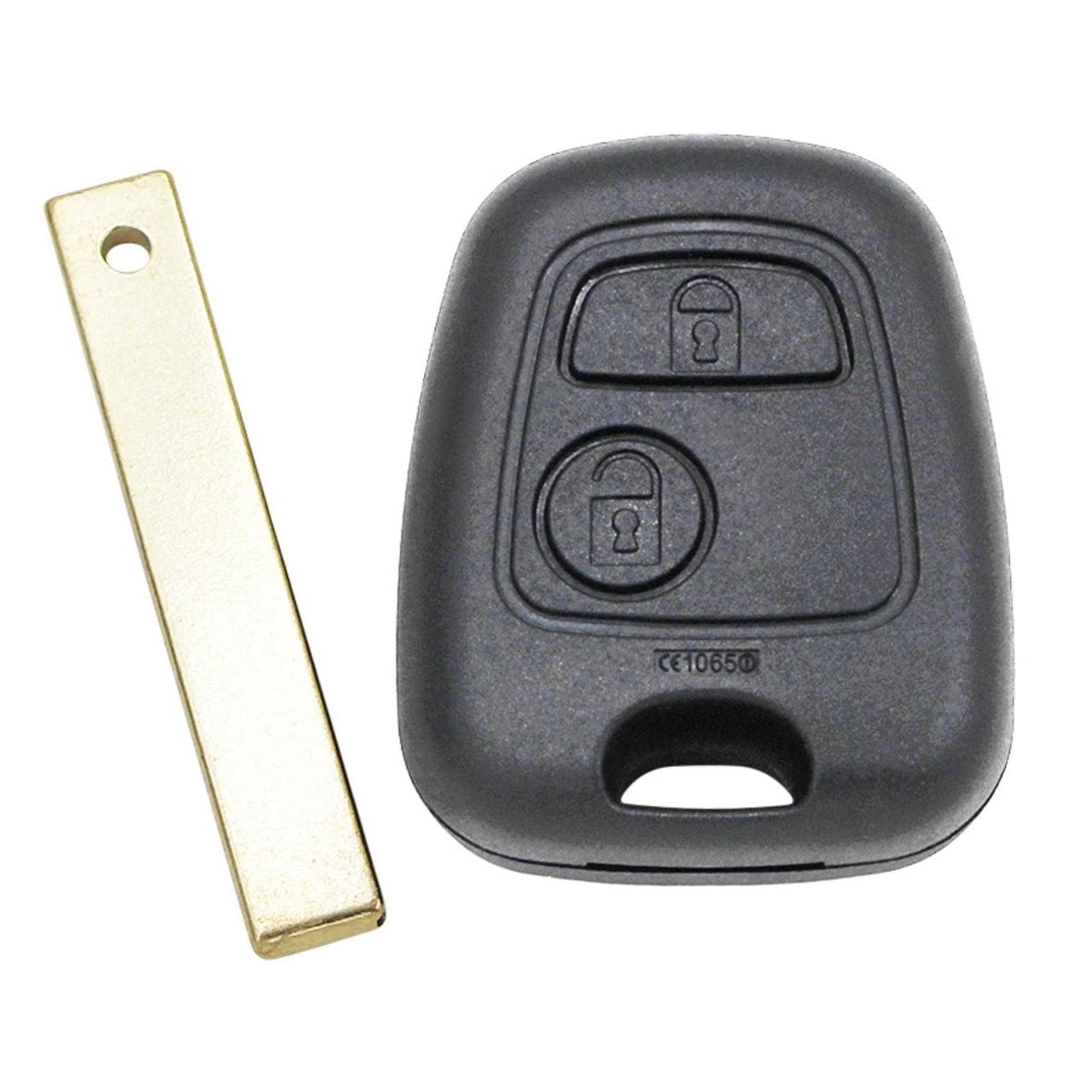 For Peugeot 307 433MHz ID46 HU83 Blade 2 Button Remote Car Key Fob