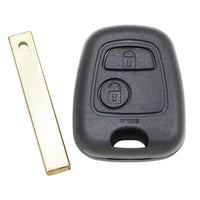 Thumbnail for For Peugeot 307 433MHz ID46 HU83 Blade 2 Button Remote Car Key Fob