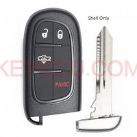 Thumbnail for Smart Remote Key Shell Case Fob 4 Button Pad Cover for Jeep Cherokee Ram GQ4-54T