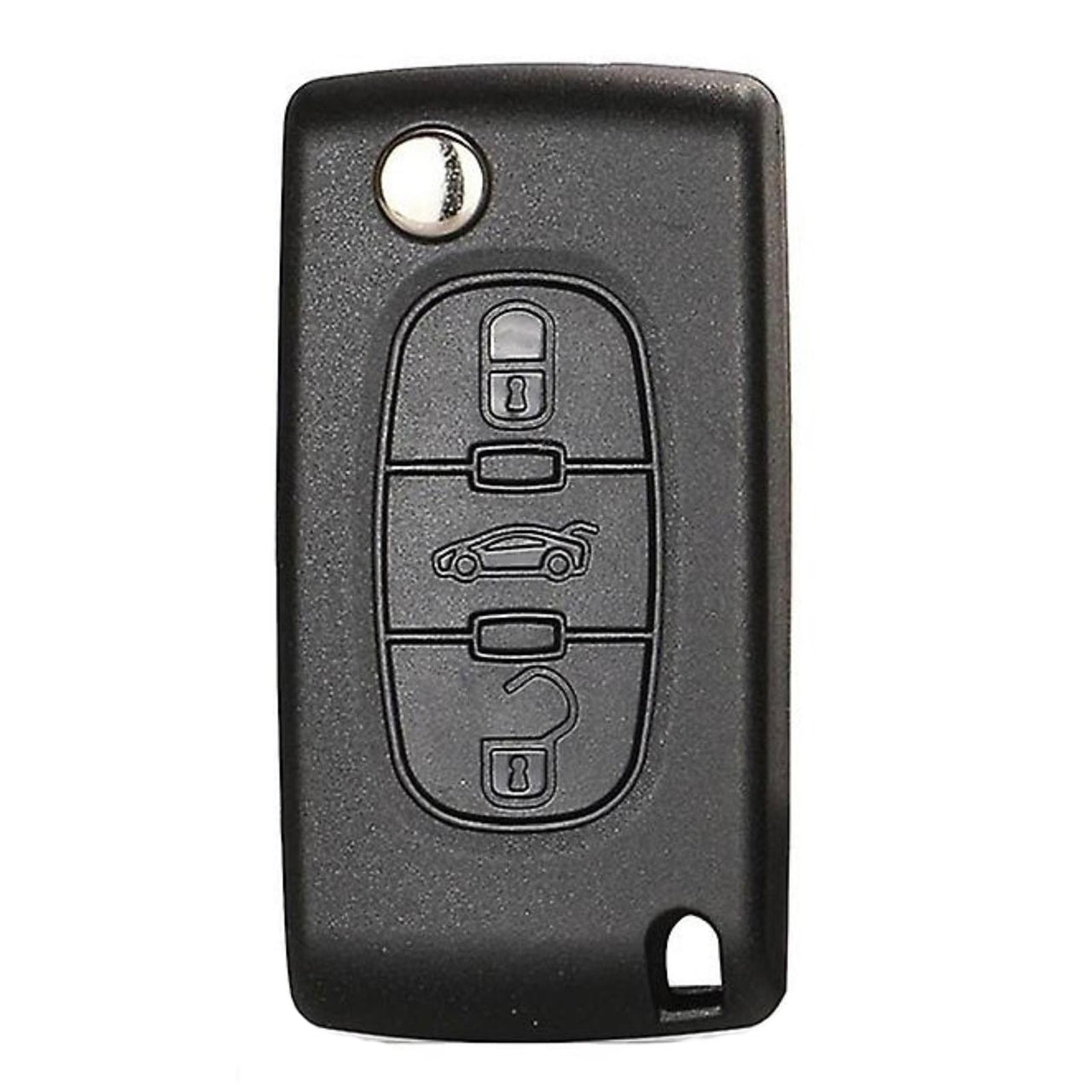 For Peugeot CE0523 HU83 Blade No Battery Holder 3 Buttons Flip Remote Key Shell Fob