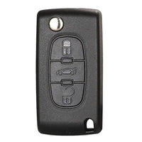 Thumbnail for For Peugeot CE0523 HU83 Blade No Battery Holder 3 Buttons Flip Remote Key Shell Fob