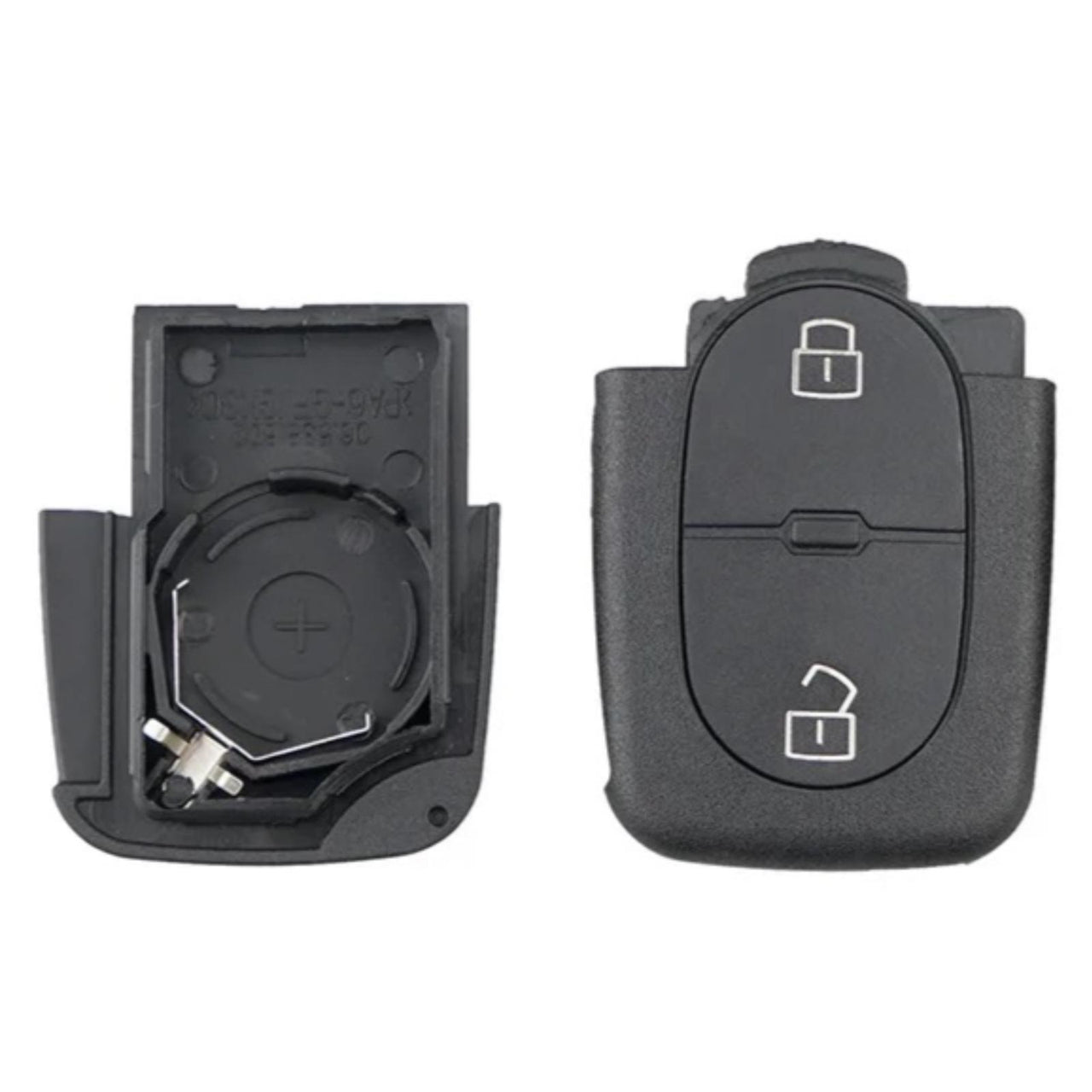 For Audi 2 Button Remote Case Shell Key Fob With Large Battery Position