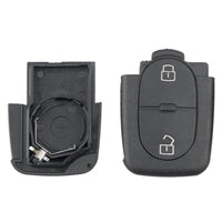 Thumbnail for For Audi 2 Button Remote Case Shell Key Fob With Large Battery Position