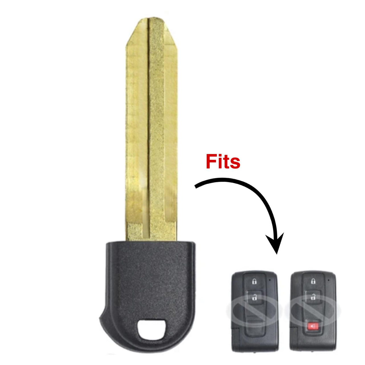 For Toyota Prius 2004-2009 Remote Key Emergency Insert Blade Uncut