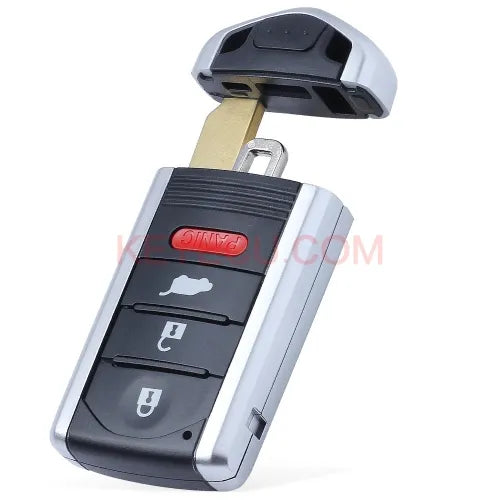 Smart Remote Key Shell Fob 3+1 Buttons for Acura TL 2009-2014 +Uncut Blade