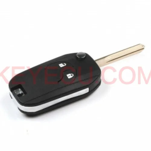 Modified Folding Remote Key Shell 2 Button for Nissan Cube Micra Note Qashqai Juke