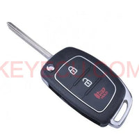 Thumbnail for Folding Remote Key Shell 2+1 Button for Hyundai IX45 Santa Fe