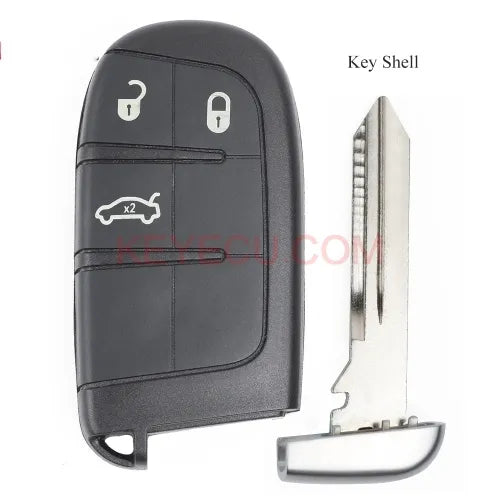 Smart Remote Key Shell Case Fob 3 Button for Jeep Grand Cherokee 2013-2015 FCC ID: M3N-40821302