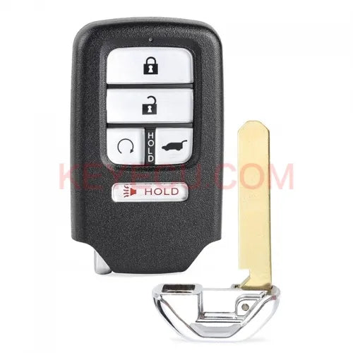 FCC ID: KR5T44 / KR5V44 Smart Remote Car Key Fob 433.92MHz ID47 Chip for Honda Pilot Passport 2019 2020 2021 2022 Fob