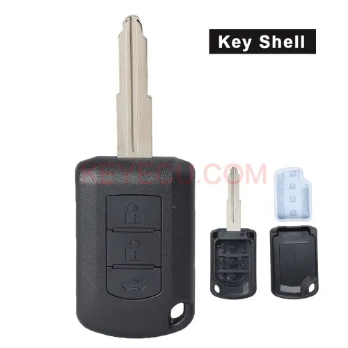 Remote Key Shell 3 Button for Mitsubishi ASX Lancer EX Galant Outlander Pajero 2016 2017