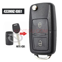 Thumbnail for Upgrade Flip Remote Key Fob 433MHZ 4D61 Chip for Mitsubishi Pajero 2000 - 2006 Mit8 Blade