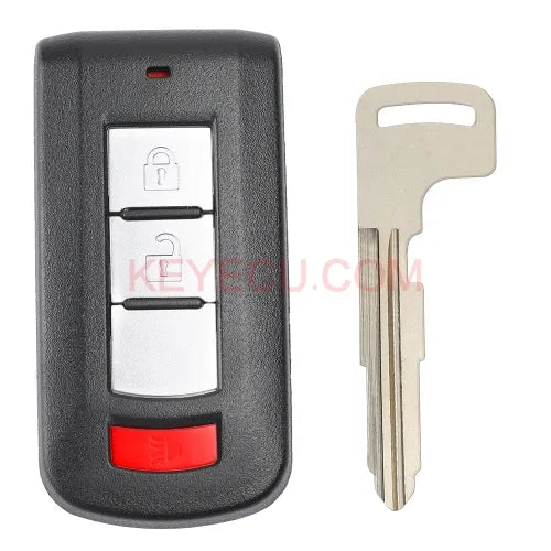 GHR-M003 Smart Remote Key 2+1 Button FSK 315MHz ID47 Chip for Mitsubishi Mirage G4 2013-2020 FCCID: OUC003M