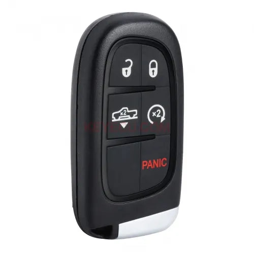 OEM / Aftermarket Smart Remote Key Shell Case Fob 5 Button Pad Cover for Jeep Cherokee Ram GQ4-54T