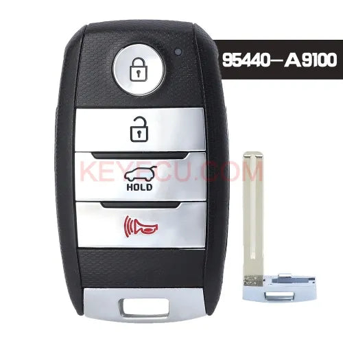 PN: 95440-A9100 Smart Remote Key 433MHz 4 Button Keyless Fob for Kia Sedona 2015 2016 2017 2018 2019