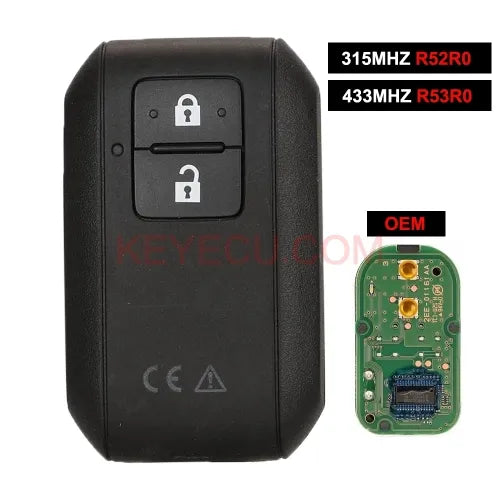 Original keyless 2 Button Smart Card 315MHz / 433MHz ID47 37172M55R40 For Suzuki Ertiga 2018 2019 2020 Vitara Wagon R SWIFT 2017