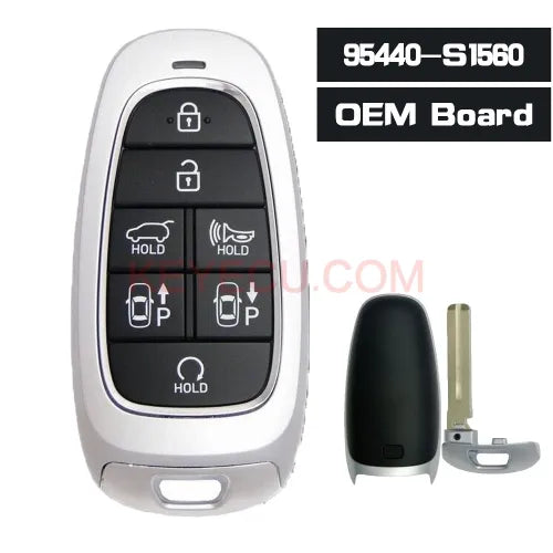 OEM / Aftermarket Board PN: 95440-S1560 FCCID: TQ8-F08-4F27 Smart Remtoe Key 433MHz 7 Button for Hyundai Santa Fe 2021-2022