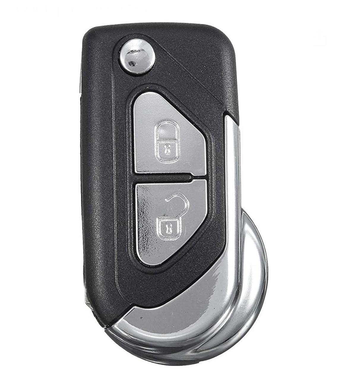 For Citroen C3 DS3 VA2 2 Button Flip Remote Car Key Fob Shell Case