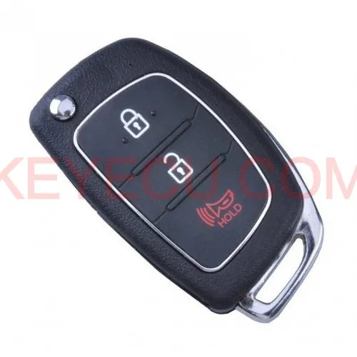 Folding Remote Key Shell 2+1 Button for Hyundai IX45 Santa Fe