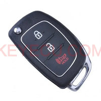 Thumbnail for Folding Remote Key Shell 2+1 Button for Hyundai IX45 Santa Fe