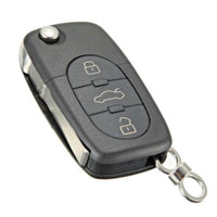 Thumbnail for For Audi A2 A3 A4 A6 A8 3 Button Remote Car Key Fob Case Shell