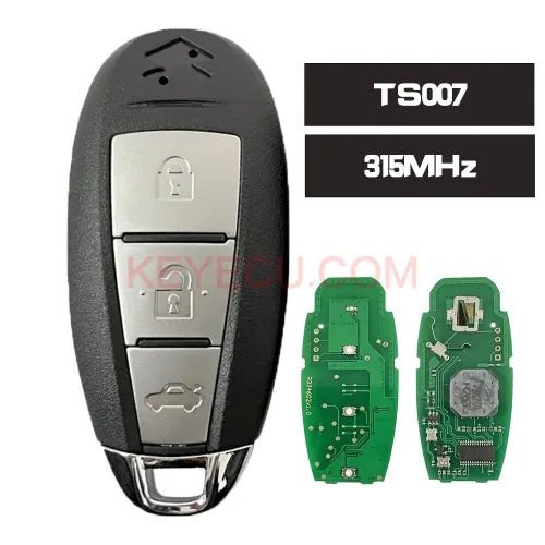 FCCID: TS007 P/N: 37172-71L00 Aftermarket Key Smart Remote Key 3 Button Fob 315MHz ID46 for Suzuki Swift 2010 2011 2012 2013 2014 2015