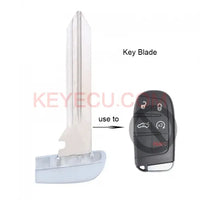 Thumbnail for Smart Emergency Car Key Blade for Jeep Chrysler Dodge FCC M3N-40821302