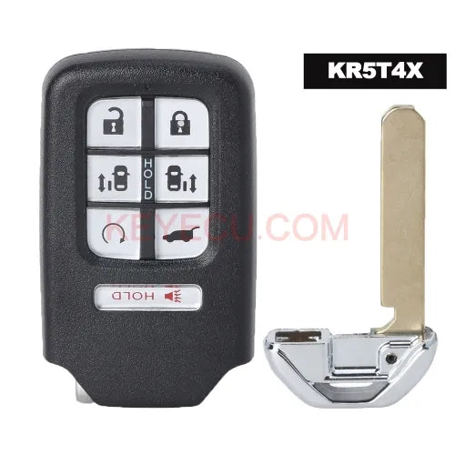 KR5T4X Smart Remote Key 7 Button 433.92MHz ID47 Chip for Honda Odyssey 2019 2020 2021 2022