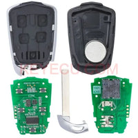 Thumbnail for FCCID: HYQ2AB, HYQ2EB Smart Remote Key Keyless Entry 315MHz/433MHz Fob Replacement 5 Button for Cadillac For Escalade ESV Cadillac XTS CTS CT6 ATS XT4