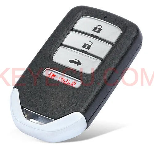 Replacement Smart Remote Key Shell Case Fob 4 Button for Honda Civic Accord 2013-2016