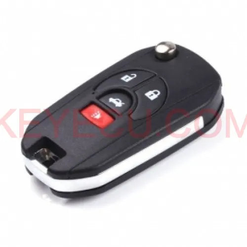 Modified Folding Remote Key Shell 3+1 Button for Nissan Maxima Altima Sentra Versa