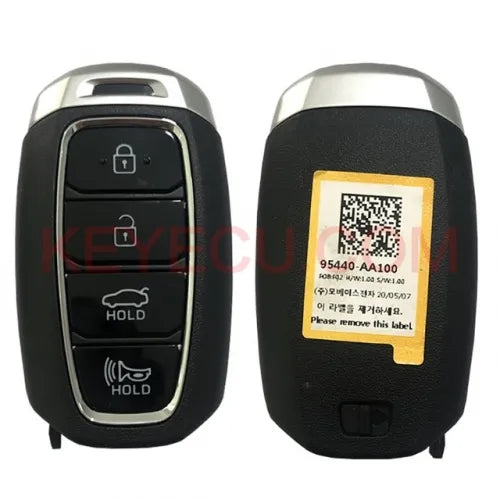 P/N: 95440-AA100 OEM Keyless Go Smart Remote Control Car Key Fob With 4 Buttons 433MHz 6A for Hyundai Elantra 2021 2022 2023