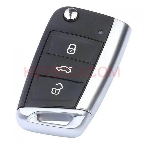 3 Button Modified Folding Remote Case Shell For Volkswagen VW Golf 7 GTI MK7 Skoda Octavia A7 Seat Key Cover