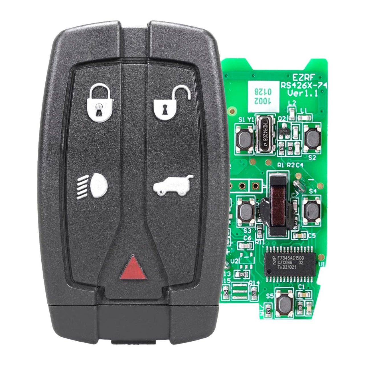 For Land Rover Freelander 2 433MHz NT8-TX9 5 Button Remote Car Key Fob