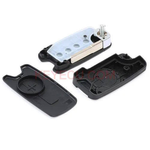 Replacement Flip Remote Key Shell Case Fob 4 Button for Jeep Renegade 2015 -2018