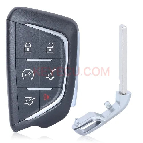 YG0G20TB1 Smart Remote Key 6 Button ASK 433MHZ ID49 Fob for Cadillac Escalade 2021 2022 , PN: 13546300, 13541571, 13538864