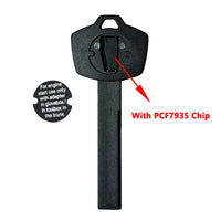 Thumbnail for For BMW X5 X6 E90 E92 E93 E60 ID44 PCF7935 Valet Plastic Emergency Key