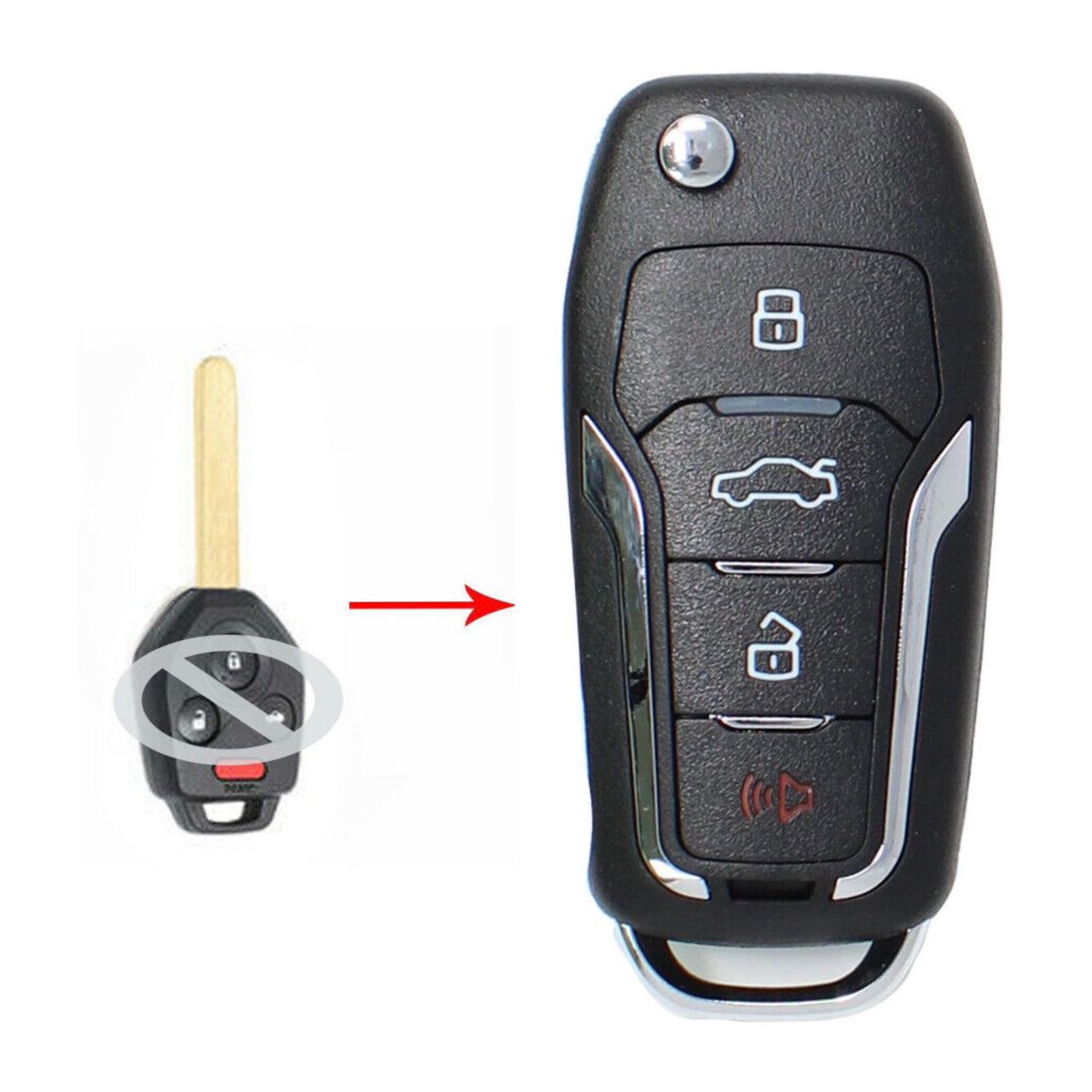 For Subaru Outback Legacy 2011-2014 CWTWBU811 CWTWB1U811 315MHz 4D60 4 Button Upgraded Car Key Fob