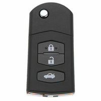 Thumbnail for For Mazda 2 3 5 6 RX8 MX5 3 Button Remote Key Shell  Replace Flip Car Case