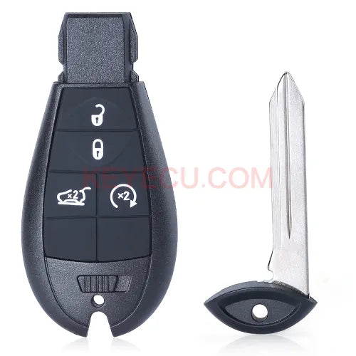 Remote Key Shell Case for Chrysler Jeep Grand Cherokee Dodge Durango Magnum Ram 300C 2009 2010 2011 2012 2013