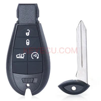 Thumbnail for Remote Key Shell Case for Chrysler Jeep Grand Cherokee Dodge Durango Magnum Ram 300C 2009 2010 2011 2012 2013