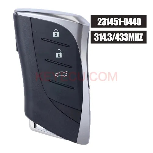 Board# 231451-0440 Keyless Smart Remote Key 312/314MHz 433MHz Fob for Lexus ES200, ES300H, LS500 , LS500H 2017 2018 2019 2020 FCCID: HYQ14FBF