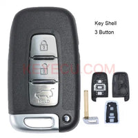 Thumbnail for New Uncut Remote Key Shell Case Fob 3 Button for Hyundai Equus Genesis Veloster