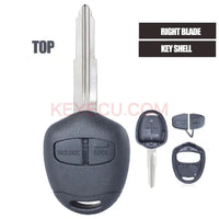 Thumbnail for Top Remote Key Shell 2 Button for Mitsubishi Grandis Outlander Lancer IV Right Blade