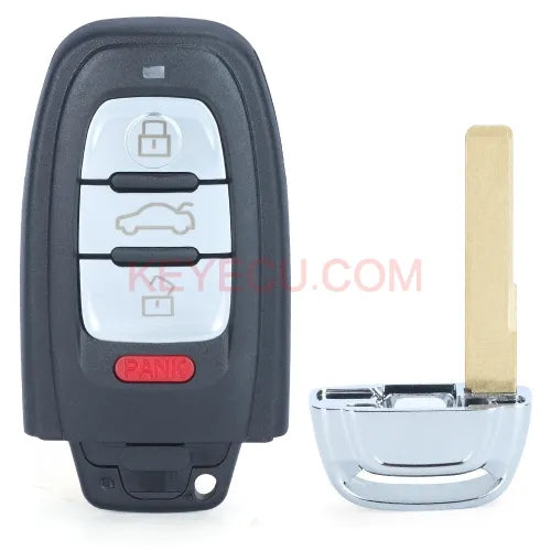 Keyless Go 8TO 959 754J Smart Remote Car Key 4 Buttons Fob 315/433/868Mhz PCF7945AC Chip for Audi A4 A5 A6L A7 A8 Q5